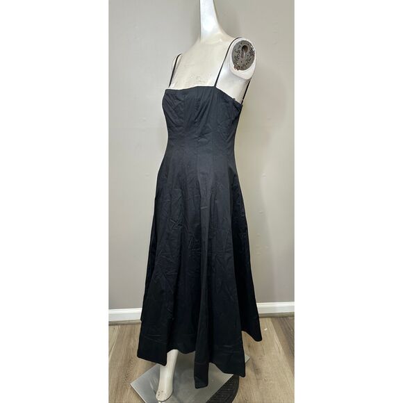 STAUD Wylie Poplin Maxi Dress Size US 8 $395 - Picture 7 of 11